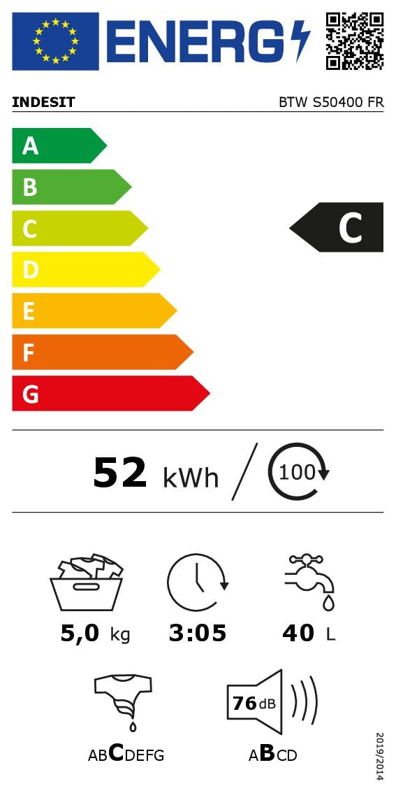 Indesit BTWS50400FR