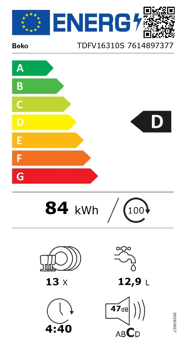 Beko TDFV16310S