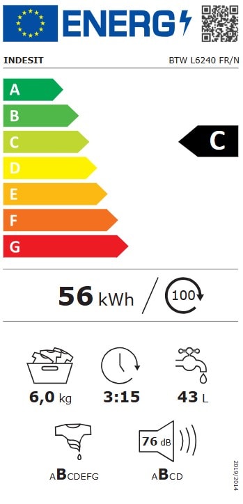 Indesit BTWL6240FRN