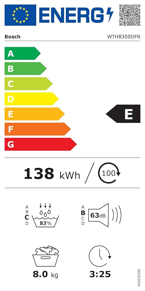 Bosch WTH8300DFR
