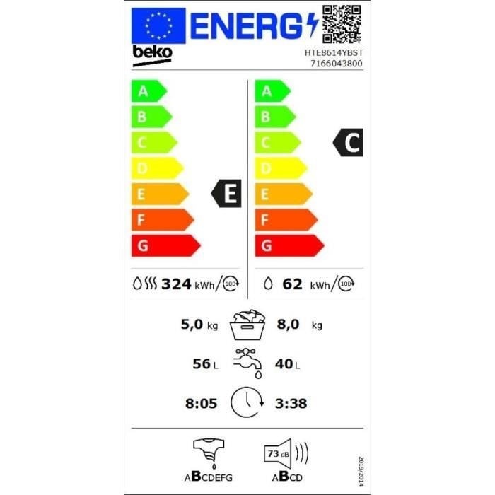 Beko HTE8614YBST